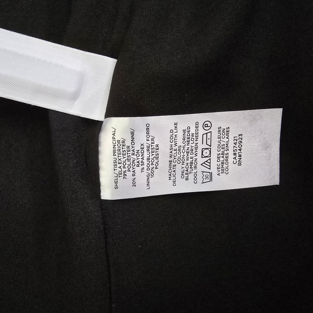 Loft Black White Houndstooth Single Button Closur… - image 6